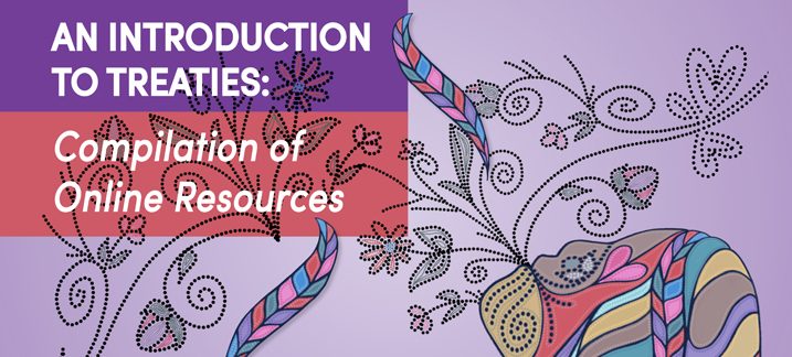 Designed logo for An Introduction to Treaties: compilation of online resources